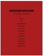 Sensational Mentalism I By Robert A. Nelson and Others